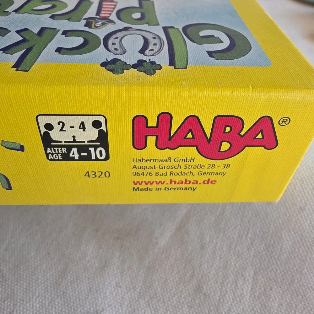 HABA Lucky Pirates Gluckspiraten Childrens Board Game Made in Germany Complete